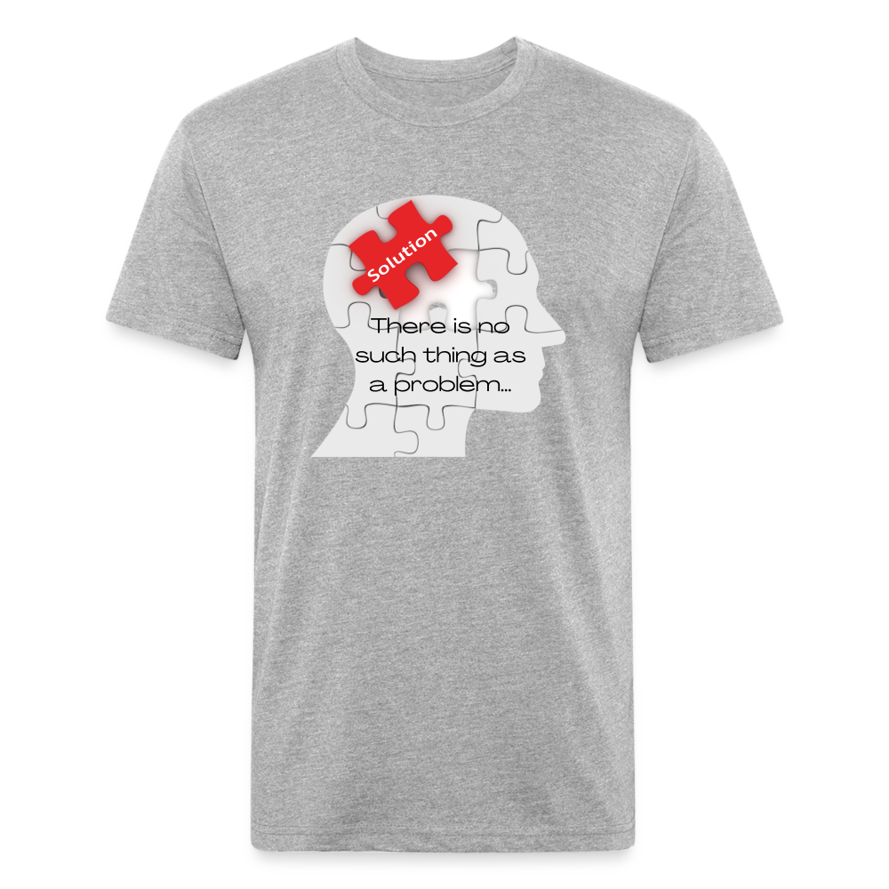 Solutions Only Fitted T-Shirt | Mens - heather gray