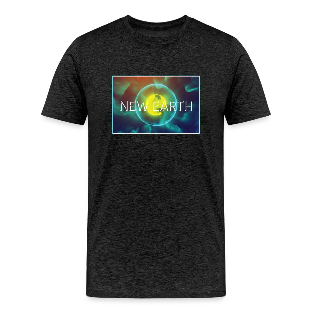 New Earth Premium T-Shirt | Mens - charcoal grey