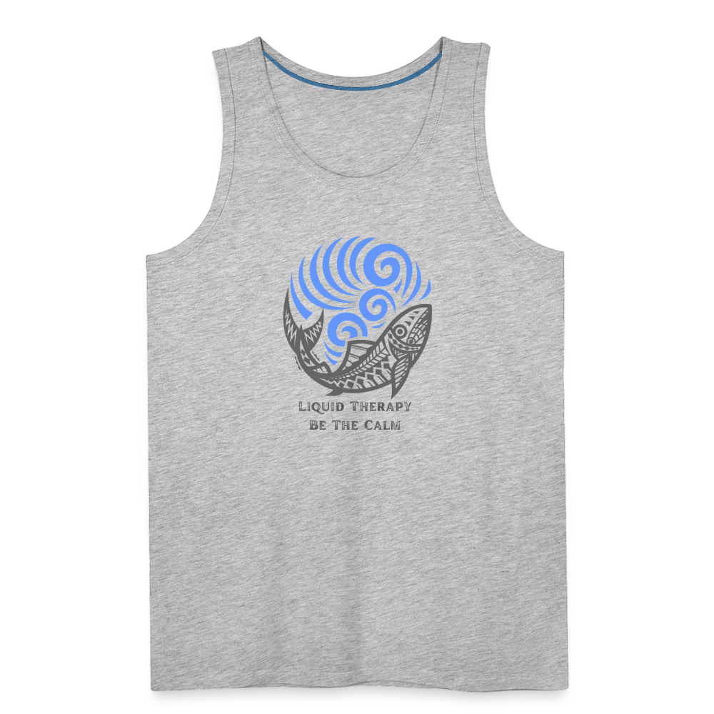 Be The Calm Premium Tank | Mens - heather gray