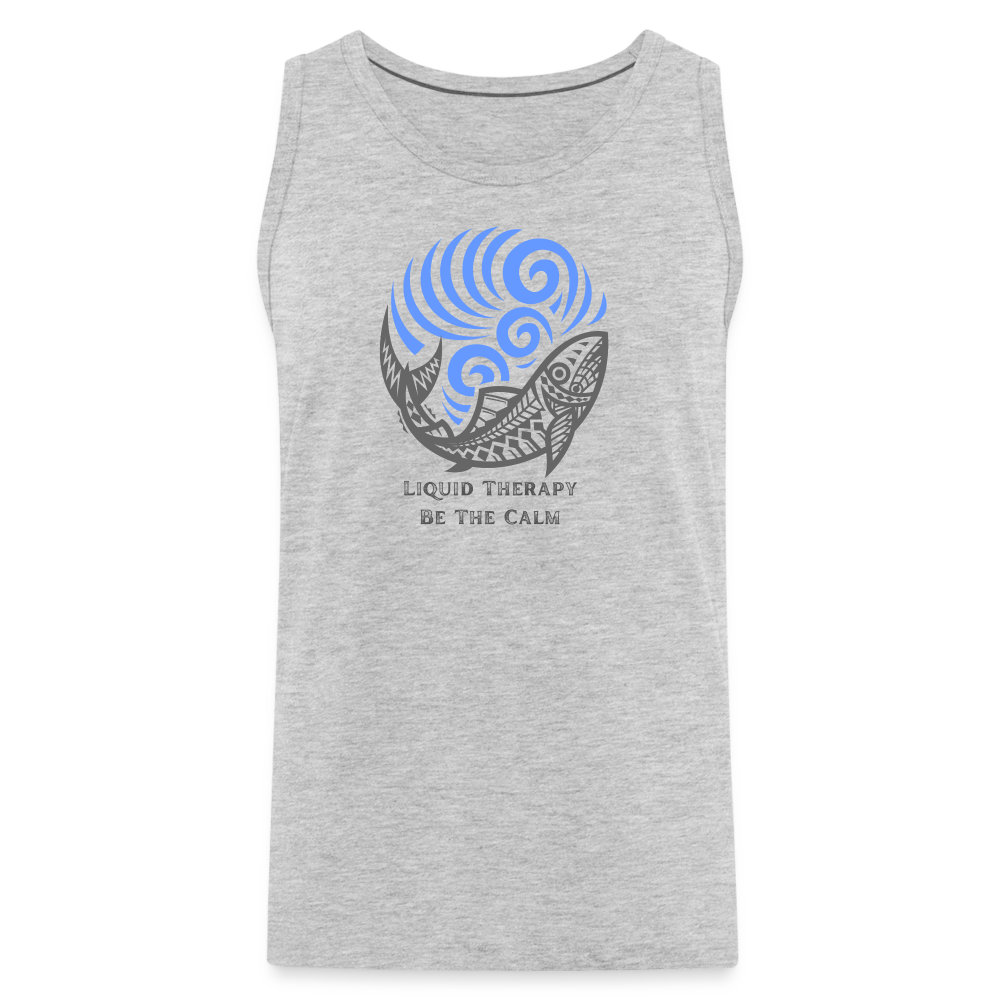 Be The Calm Premium Tank | Mens - heather gray