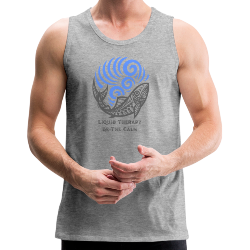 Be The Calm Premium Tank | Mens - heather gray