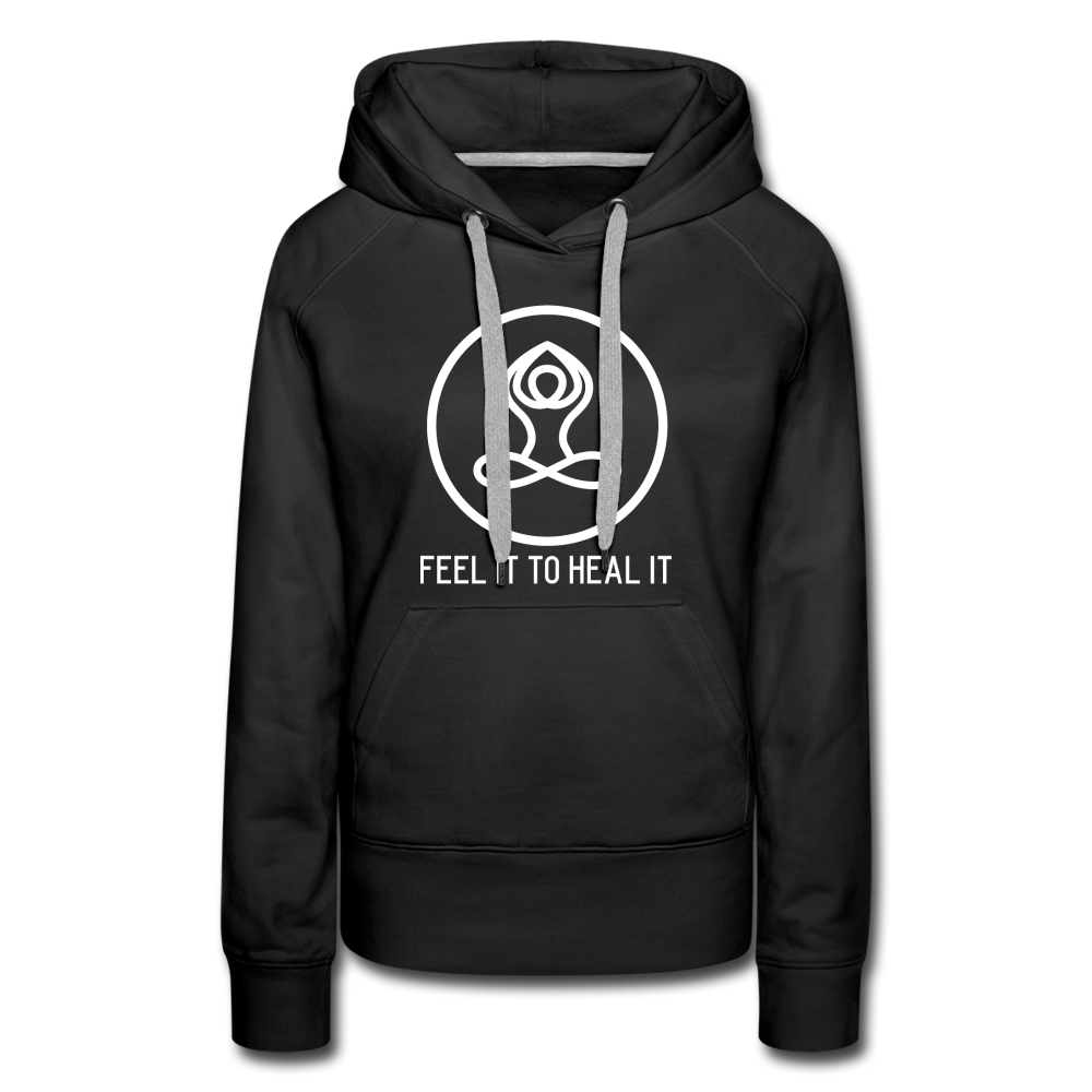 Feel It To Heal It Hoodie | Womens - black