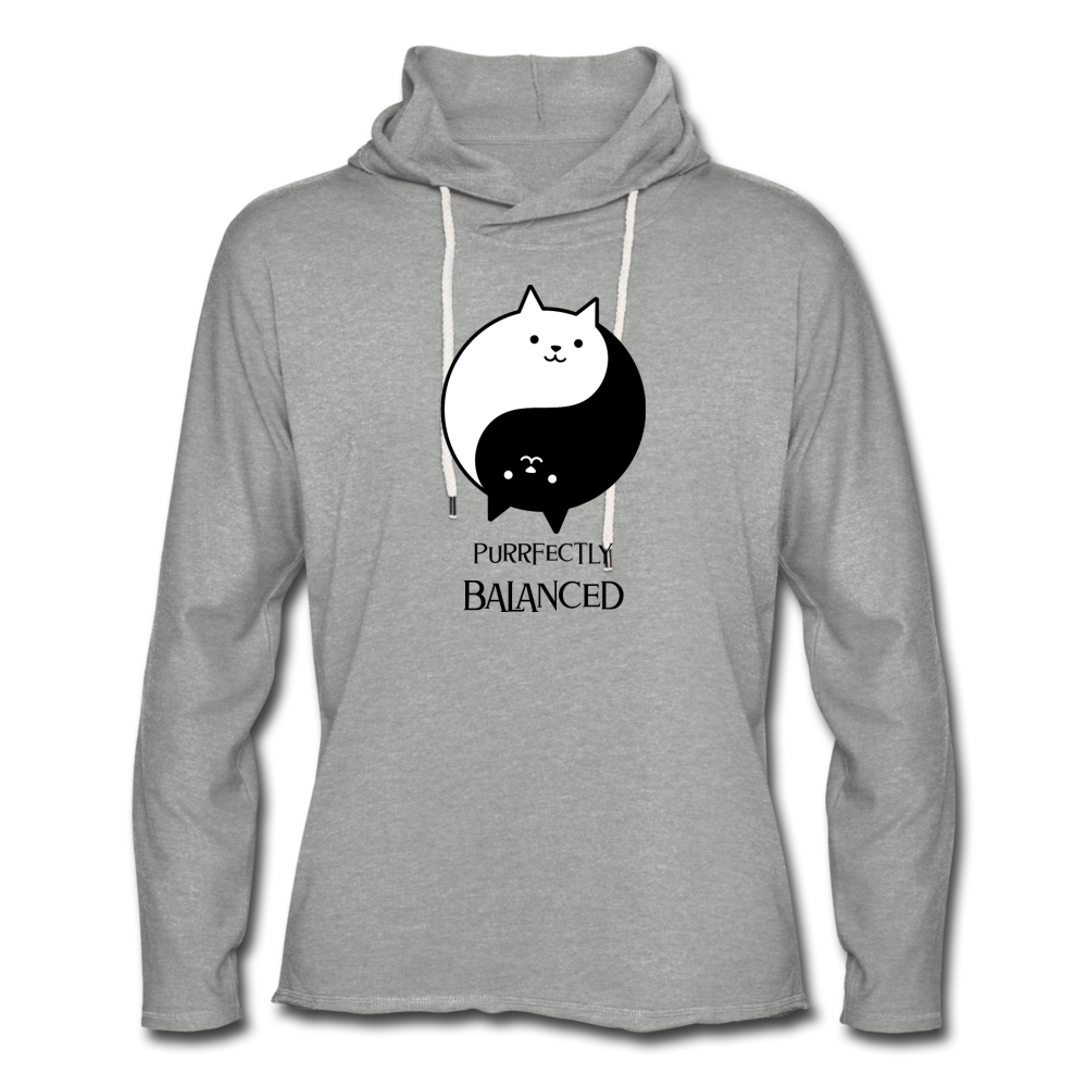 Unisex Lightweight Terry Hoodie - heather gray