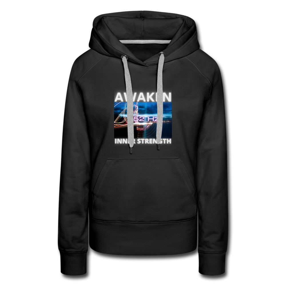 Awaken Inner Strength Hoodie | Womens - black