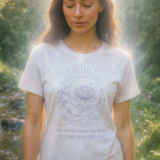 She Flows Women's Relaxed T-Shirt | Divine Feminine Collection