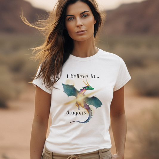 I Believe In Dragons Relaxed Fit T-Shirt | Womens