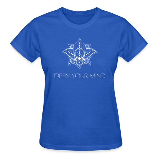 Open Your Mind Ultra Cotton T-Shirt | Womens - royal blue