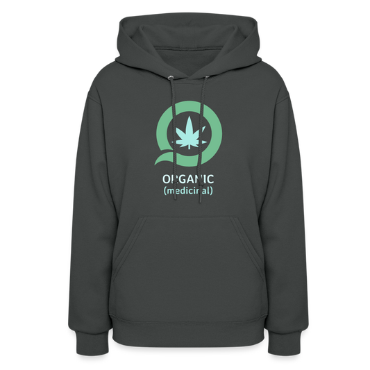 Plant Medicinal Hoodie | Womens - asphalt