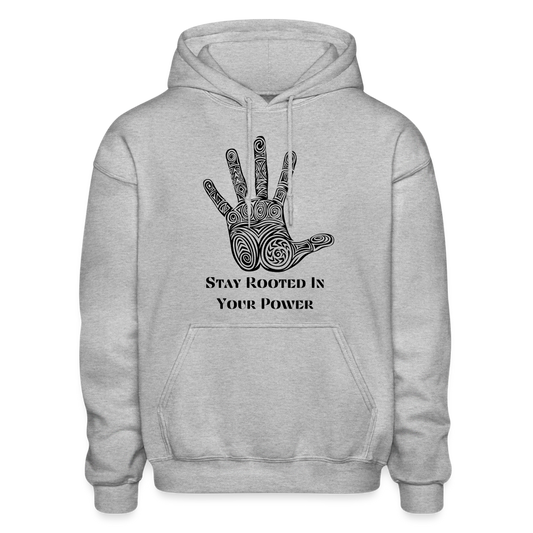 Stay Rooted Heavy Blend Hoodie | Mens - heather gray