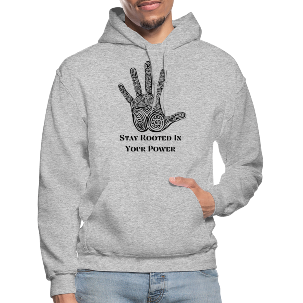 Stay Rooted  Heavy Blend Hoodie | Mens - heather gray