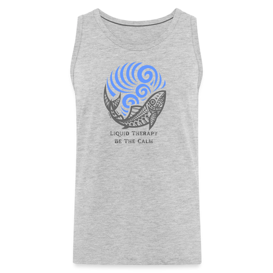 Be The Calm Premium Tank | Mens - heather gray