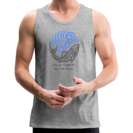 Be The Calm Premium Tank | Mens - heather gray