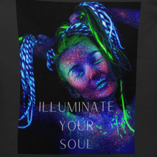 Illuminate Your Soul Cropped Hoodie | Womens