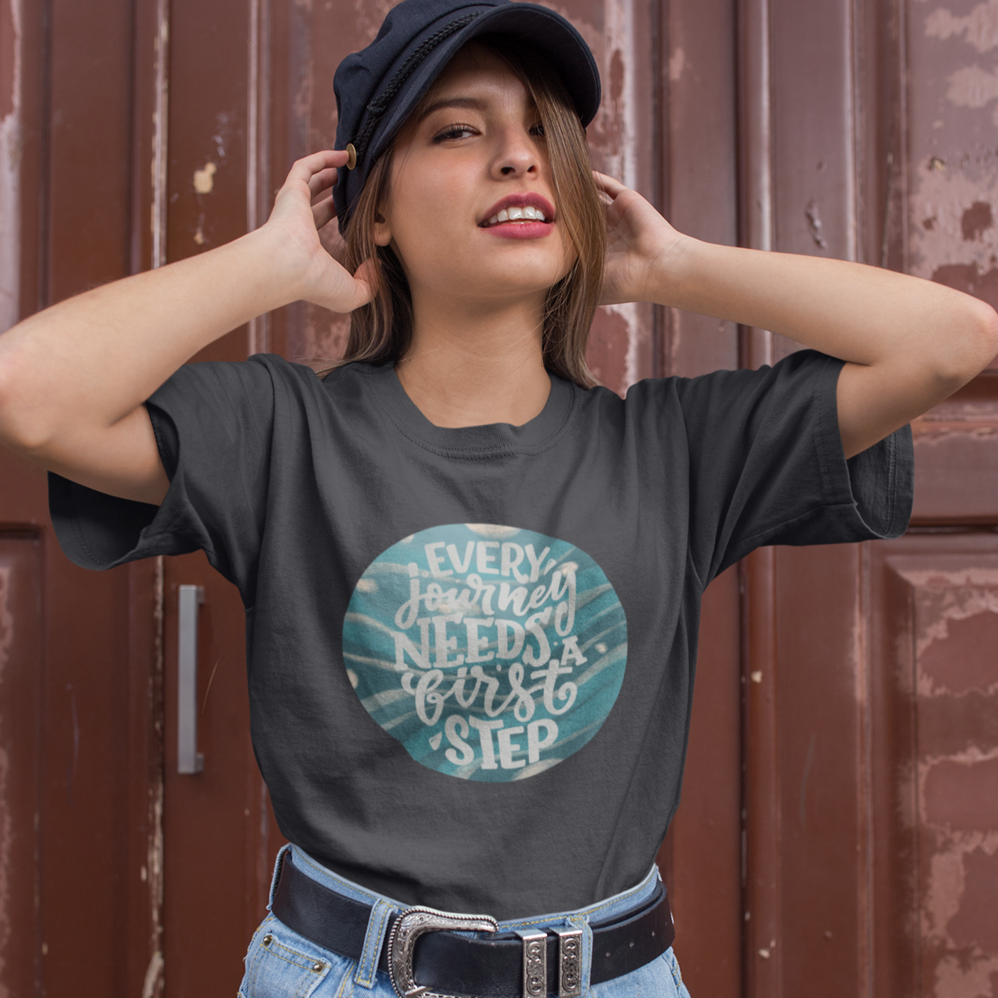 It Starts With A First Step Loose Fit T-Shirt | Womens