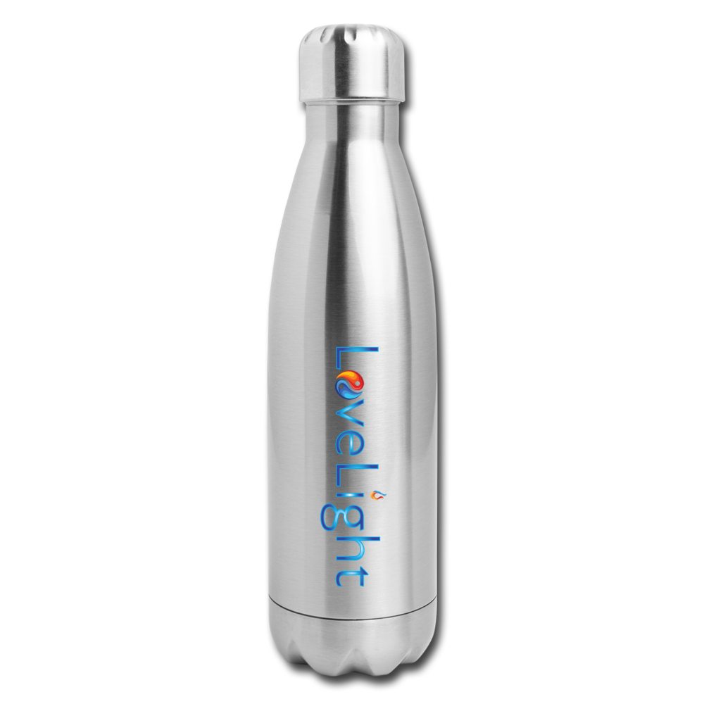 Insulated Stainless Steel Water Bottle - silver