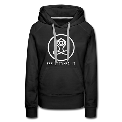 Feel It To Heal It Hoodie | Womens - black