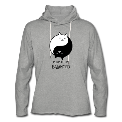 Unisex Lightweight Terry Hoodie - heather gray