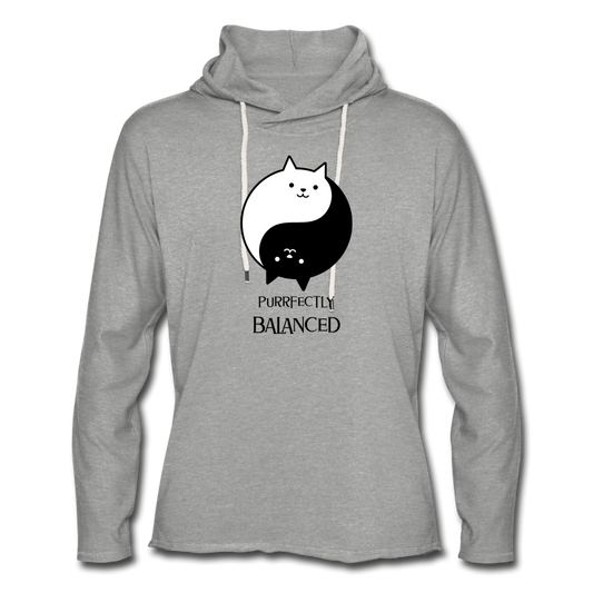 Unisex Lightweight Terry Hoodie - heather gray