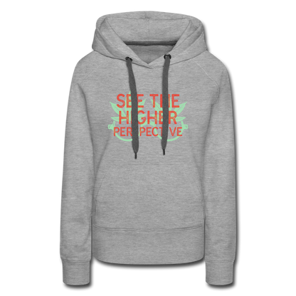 Higher Perspective Hoodie | Womens - heather grey