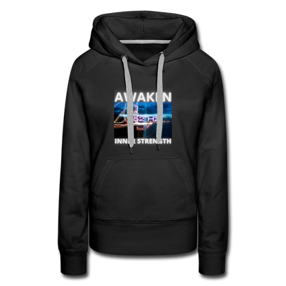 Awaken Inner Strength Hoodie | Womens - black