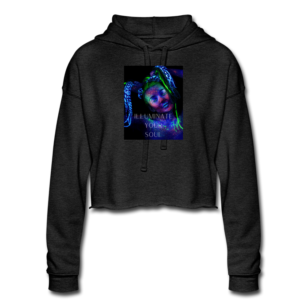 Illuminate Your Soul Cropped Hoodie | Womens - deep heather